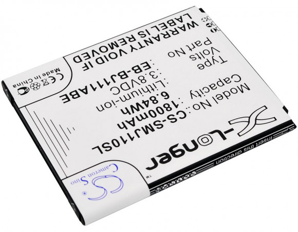 Аккумулятор CS-SMJ110SL, EB-BJ111ABE для Samsung Galaxy J1 Ace, J1 Ace Neo, 3.8В, 1800мАч, 6.84Wh