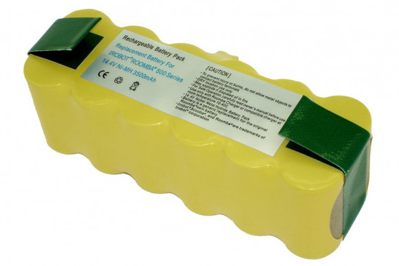 Аккумулятор для пылесоса iRobot Roomba 500, 510, 530, 560, 780, 800, 900, 14.4В 3500мАч, Ni-Mh Аккумулятор для пылесоса iRobot Roomba 500, 510, 530, 560, 780, 800, 900, 14.4В 3500мАч, Ni-Mh