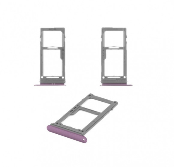 Держатель (лоток) SIM-карты для Samsung Galaxy S9 (G960F), S9 Plus (G965F), розовый