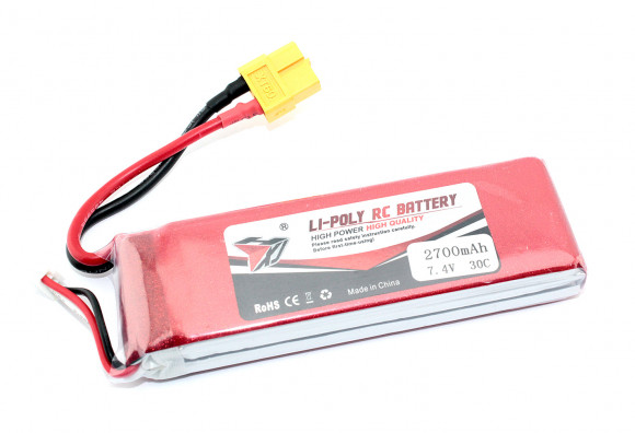 Аккумулятор Li-Pol 7.4V 803496 2700mAh XT-60 plug