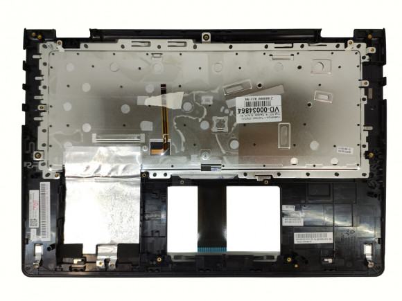 Верхняя часть корпуса (Palmrest) Lenovo Yoga 500-14 с клавиатурой, с подсветкой, черный, RU Верхняя часть корпуса (Palmrest) Lenovo Yoga 500-14 с клавиатурой, с подсветкой, черный, RU