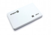 Корпус для жесткого диска Amperin AM25U3PW 2,5", USB 3.0, пластиновый, белый Корпус для жесткого диска Amperin AM25U3PW 2,5", USB 3.0, пластиновый, белый