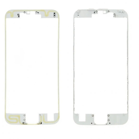 Рамка дисплея для iPhone 6S c клеем (белая)