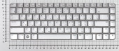 Клавиатура для ноутбука HP Pavilion DV4-1000, серебристая