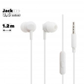 Гарнитура Hoco M14 Inital Sound Universal Earphones With Mic, белая