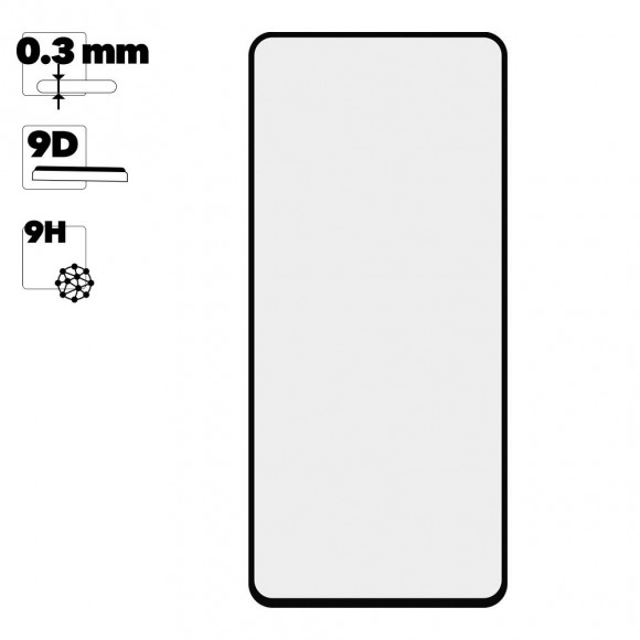 Защитное стекло для Huawei Honor 10X Lite Full Glue Original Glass 10D 0, 3 мм (желтая подложка)