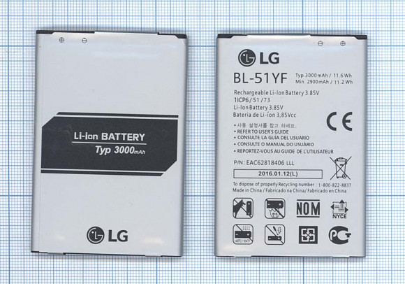 Аккумулятор (батарея) BL-51YF для телефона LG G4 H818 Аккумулятор (батарея) BL-51YF для телефона LG G4 H818