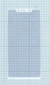 Защитное стекло "Полное покрытие" для Xiaomi Mi8 SE белое