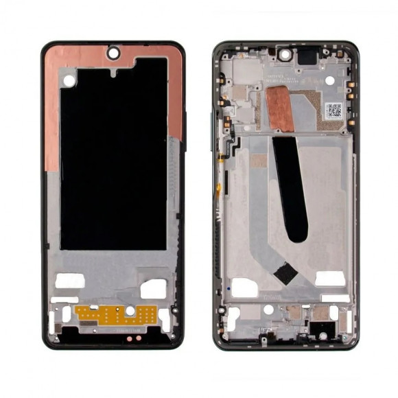Рамка дисплея для Xiaomi Poco F3 Черная (возможен дефект ЛКП)