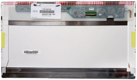 Матрица LTN156AT05 15.6", 1366x768 HD, 40 pin, LED, Normal, матовая