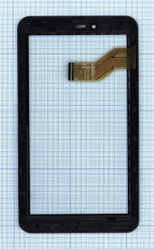 Сенсорное стекло (тачскрин) HC186104H1-FPC837DRGT910, черное с рамкой, б.у. Сенсорное стекло (тачскрин) HC186104H1-FPC837DRGT910, черное с рамкой, б.у.