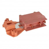 Замок люка (УБЛ) для стиральной машины Beko, 3 контакта, красное, код 2601440000 Замок люка (УБЛ) для стиральной машины Beko, 3 контакта, красное, код 2601440000