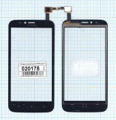 Сенсорное стекло (тачскрин) для Huawei Ascend Y625, черный
