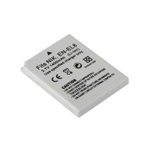 Аккумулятор EN-EL8 для фотоаппарата Nikon Cooplix P1 (EN-EL8) 3.7В, 1400мАч