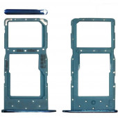 Держатель сим для Huawei Honor 10 Lite (голубой)