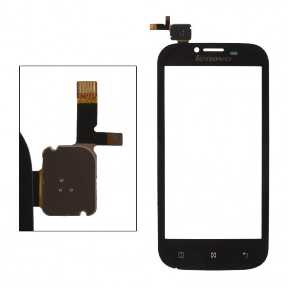 Сенсорное стекло (тачскрин) для Lenovo IdeaPhone A706 1-я категория, черный
