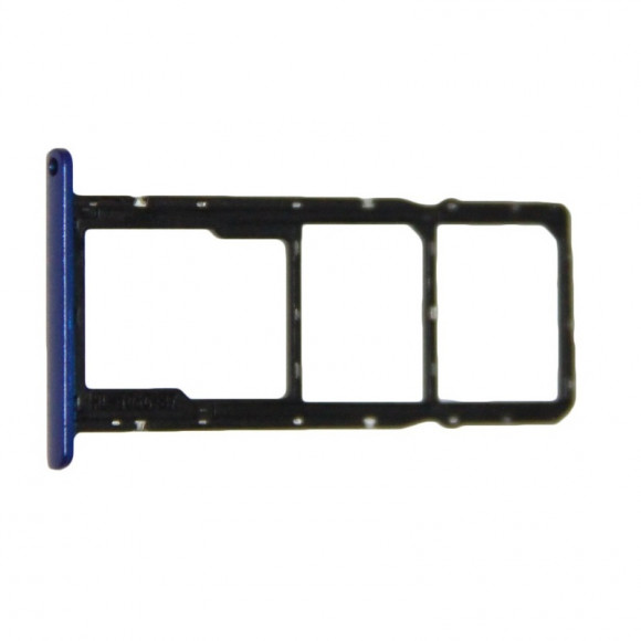 Держатель SIM Huawei Honor 8S, 8S Prime, Y5 2019 (KSA-LX9) синий