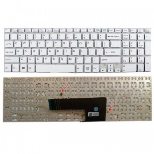 Клавиатура для ноутбука SONY Vaio SVF15 Series WHITE РУССКАЯ РАСКЛАДКА Клавиатура для ноутбука SONY Vaio SVF15 Series WHITE РУССКАЯ РАСКЛАДКА