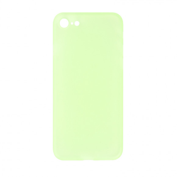 Защитная крышка для Apple iPhone 8, 7 (4, 7") матовый пластик 0, 4 мм, зеленая (упаковка пакетик)
