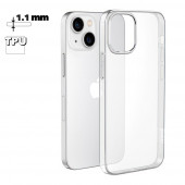 Чехол HOCO Light для Apple iPhone 15, TPU (прозрачный) Чехол HOCO Light для Apple iPhone 15, TPU (прозрачный)