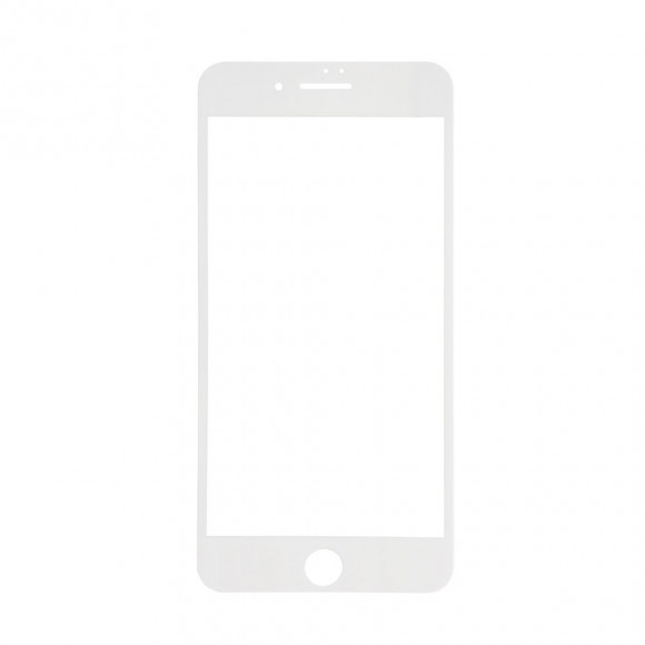 Защитное стекло для iPhone 7, 8 Plus (5,5 дюйма) Full Screen 6D Curved белый