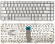 Клавиатура для ноутбука HP Pavilion DV5-1000, серебристая