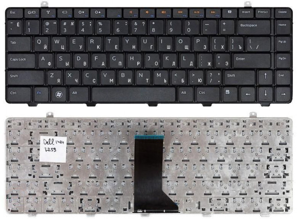 Клавиатура для ноутбука Dell Inspiron 1464, черная