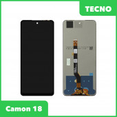 LCD дисплей для Tecno Camon 18 в сборе с тачскрином (черный) LCD дисплей для Tecno Camon 18 в сборе с тачскрином (черный)