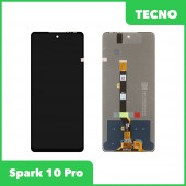 LCD дисплей для Tecno Spark 10 Pro в сборе с тачскрином, 100% оригинал (черный)