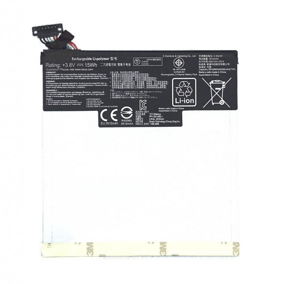 Аккумуляторная батарея C11P1326 для Asus MeMO Pad 7 (ME176C), 3.8V, 15Wh