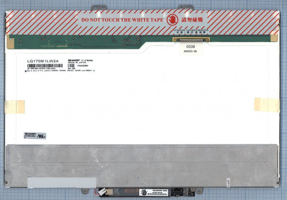 Матрица LQ170M1LW2A 17.0", 1920x1200, 30 pin, Ламповая (2 CCFL), Normal, глянцевая