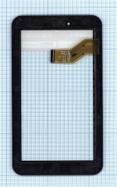 Сенсорное стекло (тачскрин) C186104C10-FPC829DR, черное с рамкой Сенсорное стекло (тачскрин) C186104C10-FPC829DR, черное с рамкой