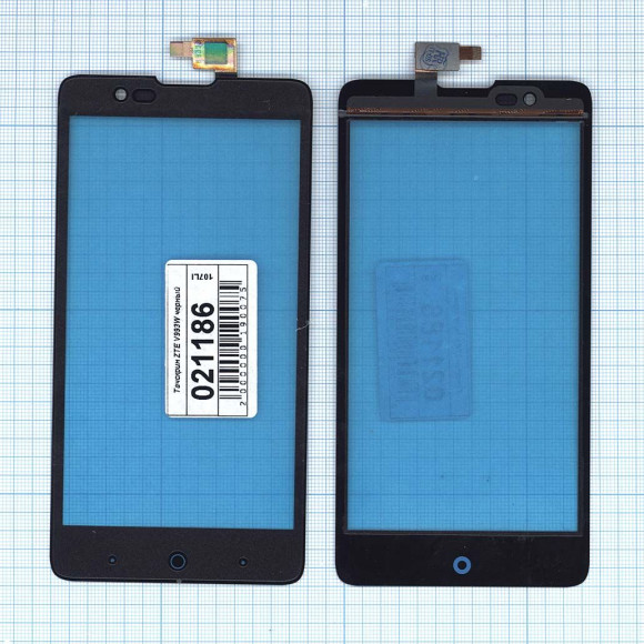Сенсорное стекло (тачскрин) для ZTE V993W (Blade HN), черный