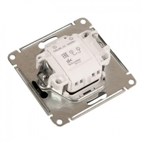 Выключатель одноклавишный с подсветкой антрацит серия GLOSSA Schneider Electric GSL000713 Выключатель одноклавишный с подсветкой антрацит серия GLOSSA Schneider Electric GSL000713