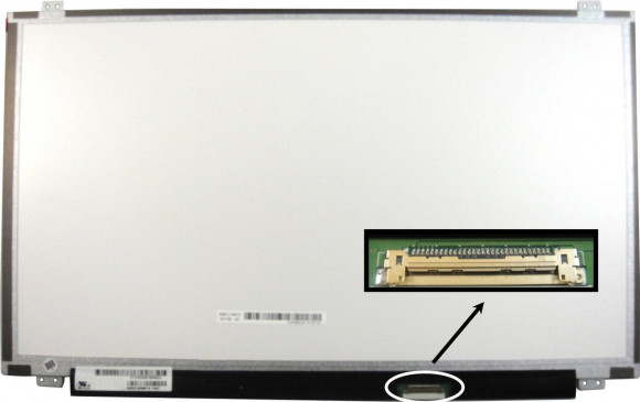 Матрица (экран) для ноутбука AUO B156HAN01.2, 15,6, 30 pin Slim, 1920x1080, IPS