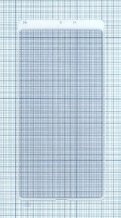 Защитное стекло "Полное покрытие" для Xiaomi Mi Mix 2 белое