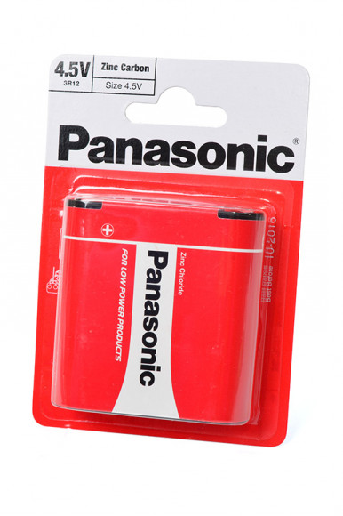 Батарейка (элемент питания) Panasonic Zinc Carbon 3R12RZ/1BP 3R12 BL1, 1 штука