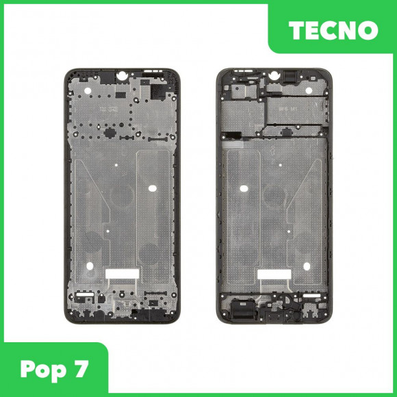 Рамка дисплея для Tecno Pop 7 (BF6) (черный)