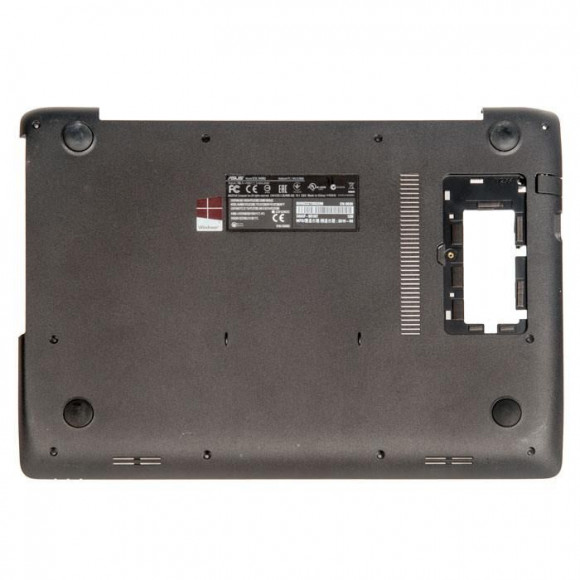 Поддон (нижняя часть корпуса) для ноутбука Asus X456U, X546UA, X456UR, X456UF черный
