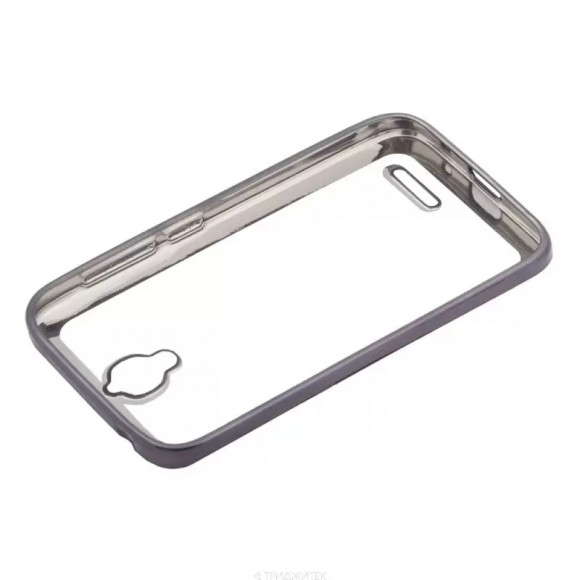 Чехол силиконовый "LP" для Alcatel ONE TOUCH Idol 2 Mini TPU (прозрачный с черной хром рамкой) Чехол силиконовый "LP" для Alcatel ONE TOUCH Idol 2 Mini TPU (прозрачный с черной хром рамкой)