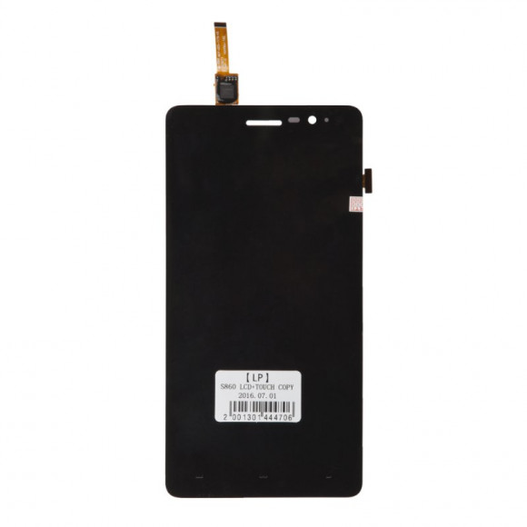 LCD дисплей для Lenovo S860 в сборе с тачскрином, 1-я категория
