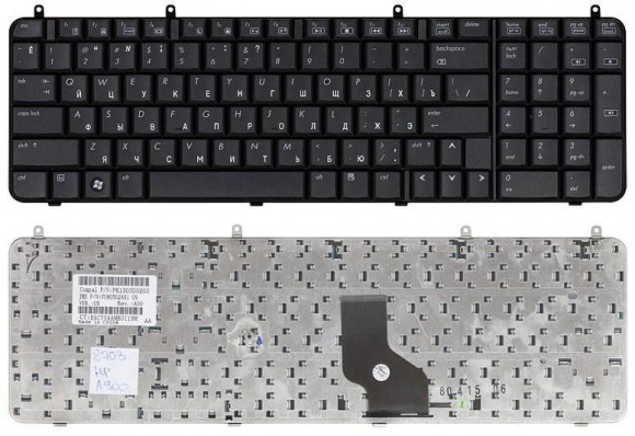 Клавиатура для ноутбука HP Compaq Presario A945, A909, A900, черная