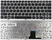 Клавиатура для ноутбука Asus EeePC 1000, 1000HG, 1000HD, 1000H, 1000HA, 1000HE, 1002HA, черная, рамка белая Клавиатура для ноутбука Asus EeePC 1000, 1000HG, 1000HD, 1000H, 1000HA, 1000HE, 1002HA, черная, рамка белая