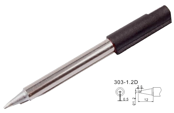 Жало для паяльника Quick 303-1, 2D Жало для паяльника Quick 303-1, 2D