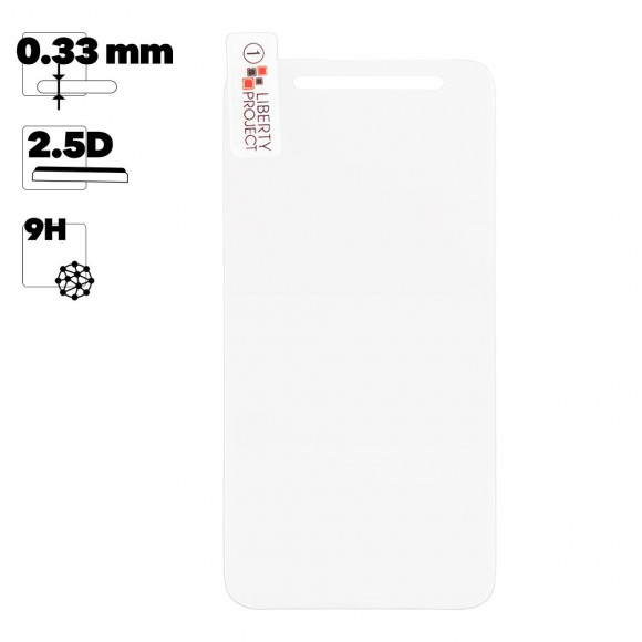 Защитное стекло "LP" для Huawei Honor Y5 Lite Tempered Glass 0.33 мм, 2.5D, 9H (ударопрочное)
