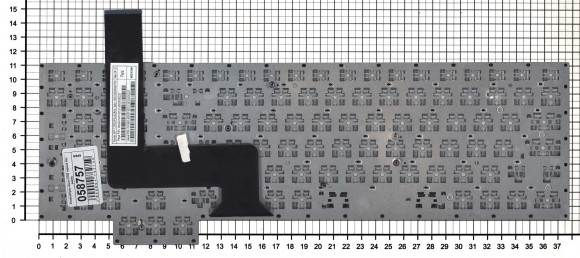 Клавиатура для ноутбука Asus G750, G750JX, G750JW, черная без рамки