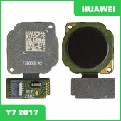 Сканер отпечатка пальца для телефона Huawei Y7 2017 (TRT-LX1), черный