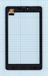 Сенсорное стекло (тачскрин) PB70PGJ3613-R2, черное с рамкой Сенсорное стекло (тачскрин) PB70PGJ3613-R2, черное с рамкой