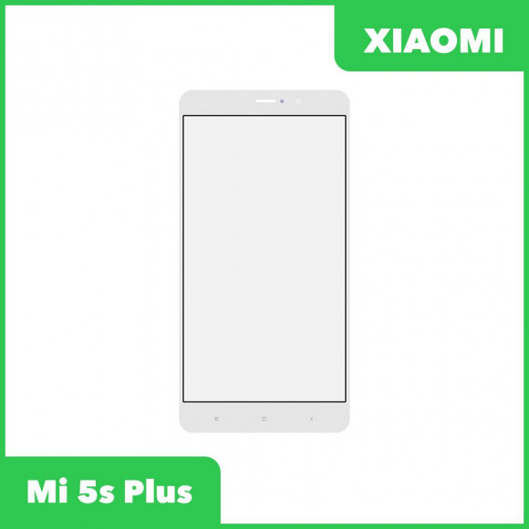 Стекло для переклейки дисплея Xiaomi Mi 5S Plus, белый
