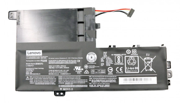 Аккумулятор (батарея) для ноутбука Lenovo Ideapad 320S-14IKB (L14M2P21), 7.4В, 4050мАч